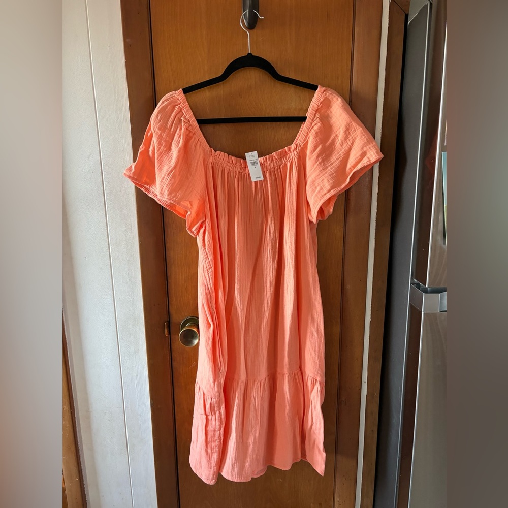 Gauze Squareneck Mini dress - HAS POCKETS ◡̈